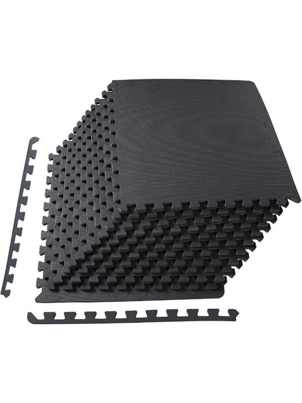 Thick Interlocking Foam Exercise Mat - 1/2" Puzzle Fitness Flooring for Home Gym